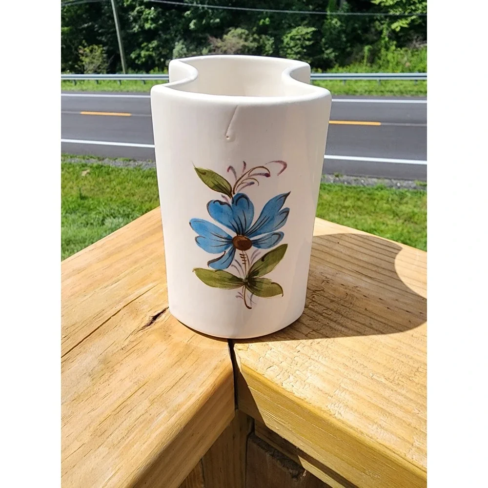 Vintage 1981 FTDA Portugal,  Floral Vase, 5